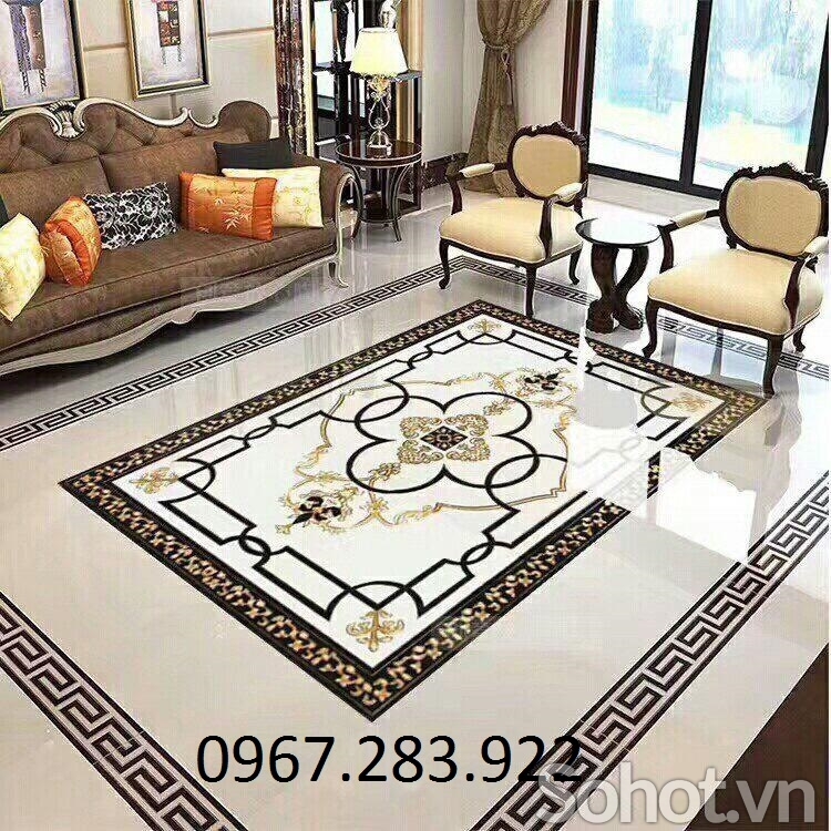 Thảm gạch nền phong cách trang trí phòng