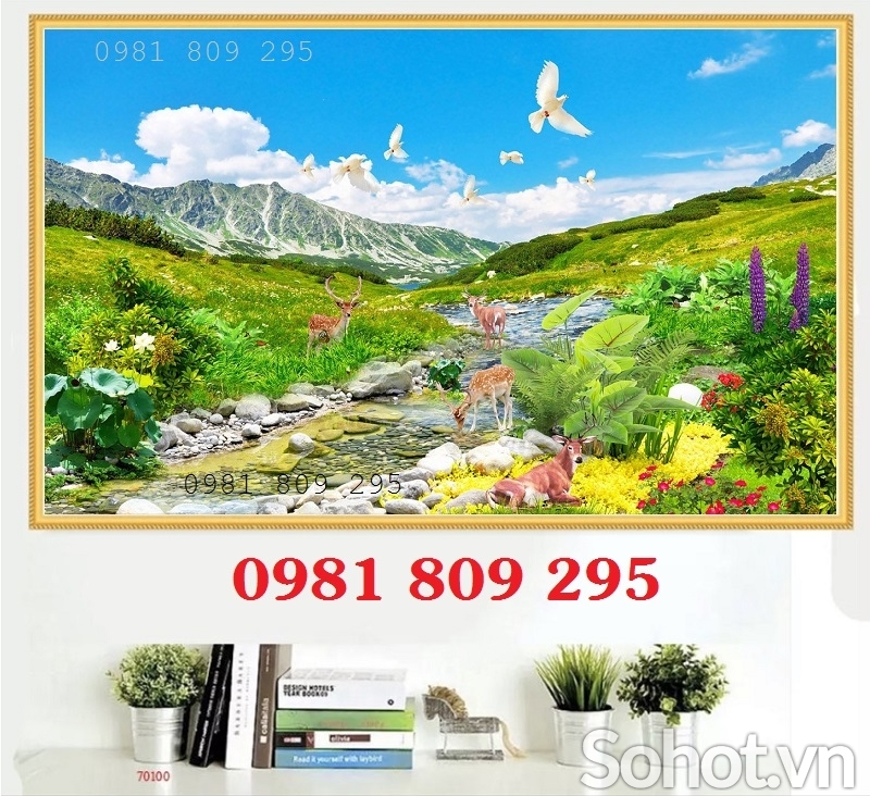 Mẫu gạch tranh 3d phong cảnh đẹp