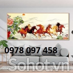 Gạch tranh 3D - mã đáo thành công.