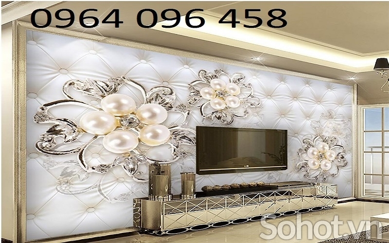 Tranh gạch 3d ốp tường sau tivi - LDSA23