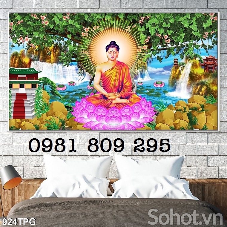 Gạch tranh 3d phật - tranh gạch men