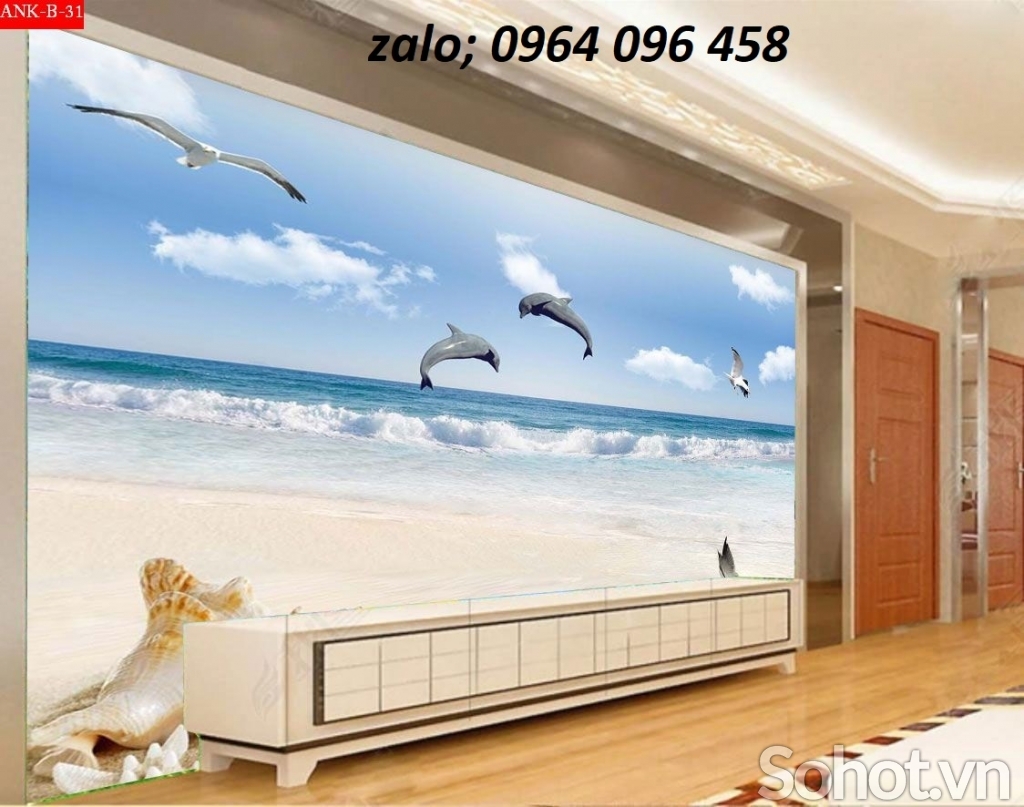 Tranh gạch 3d phong cảnh biển - SCX72