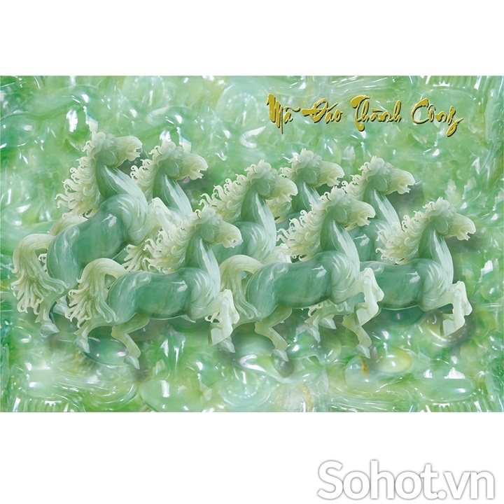 Tranh gạch 3d ốp tường mã đáo thành công - SCXV54