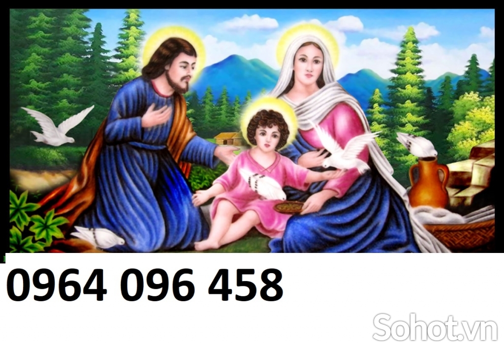 Tranh gạch 3d ốp tường thiên chúa - 2345XC