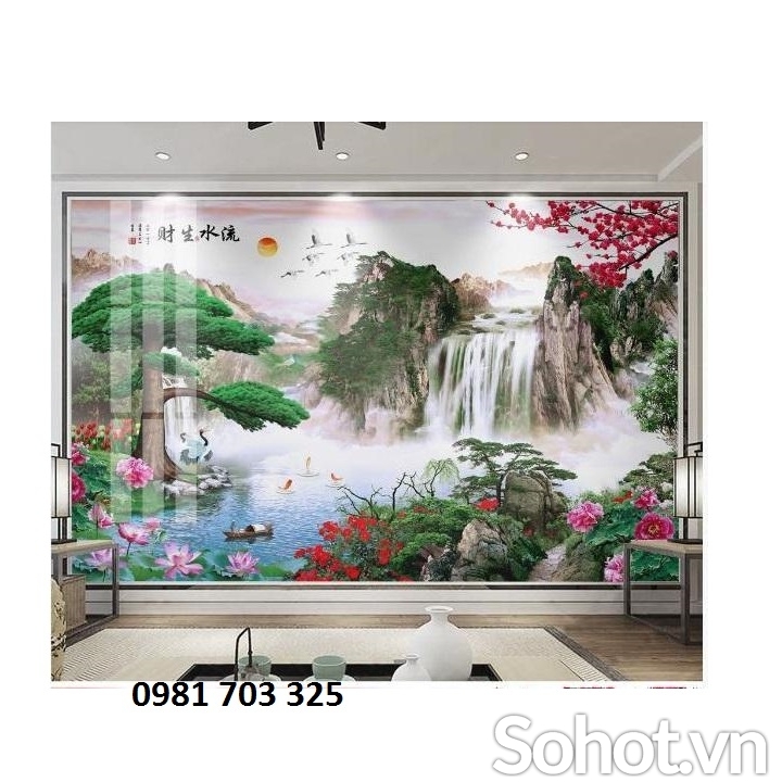 Gạch tranh phong cảnh -tranh trang trí phòng