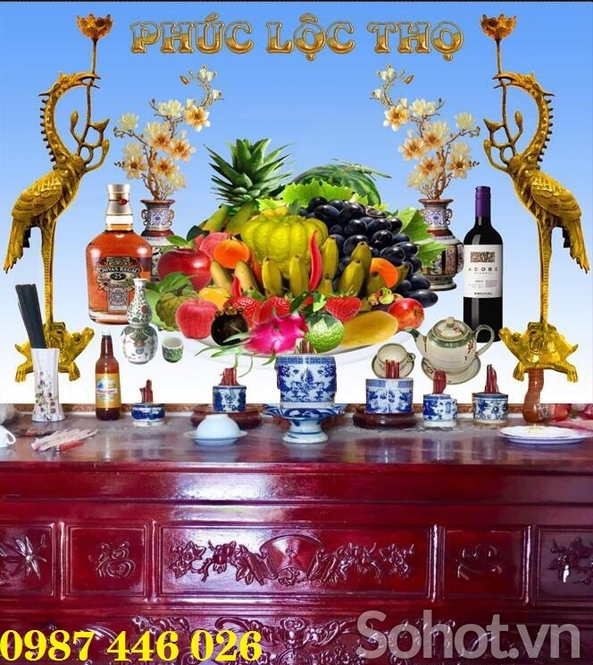 Gạch tranh ban thờ, tranh gạch men tường