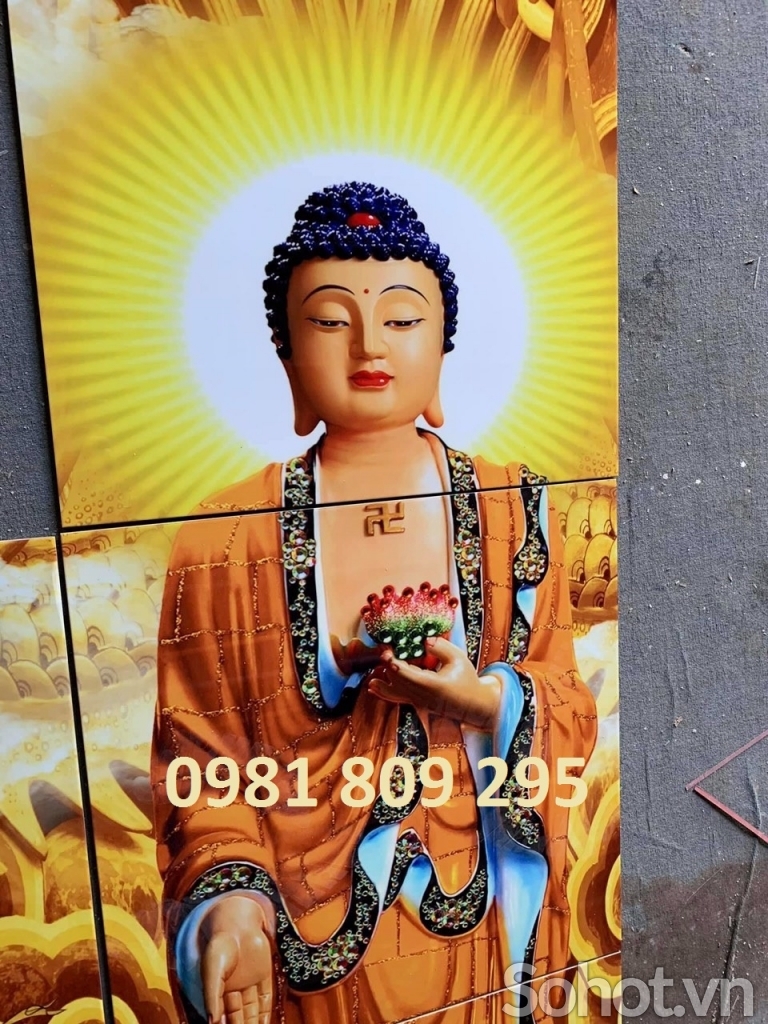 gạch tranh - tranh gạch 3d phật