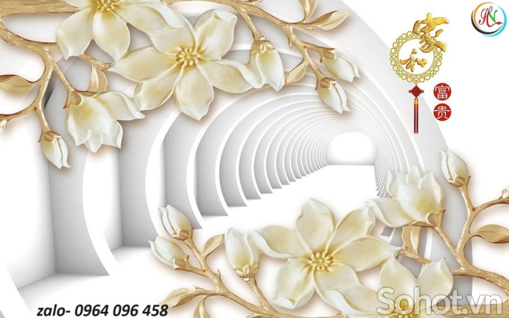 Tranh gạch 3d ốp tường phòng khách - 532DP