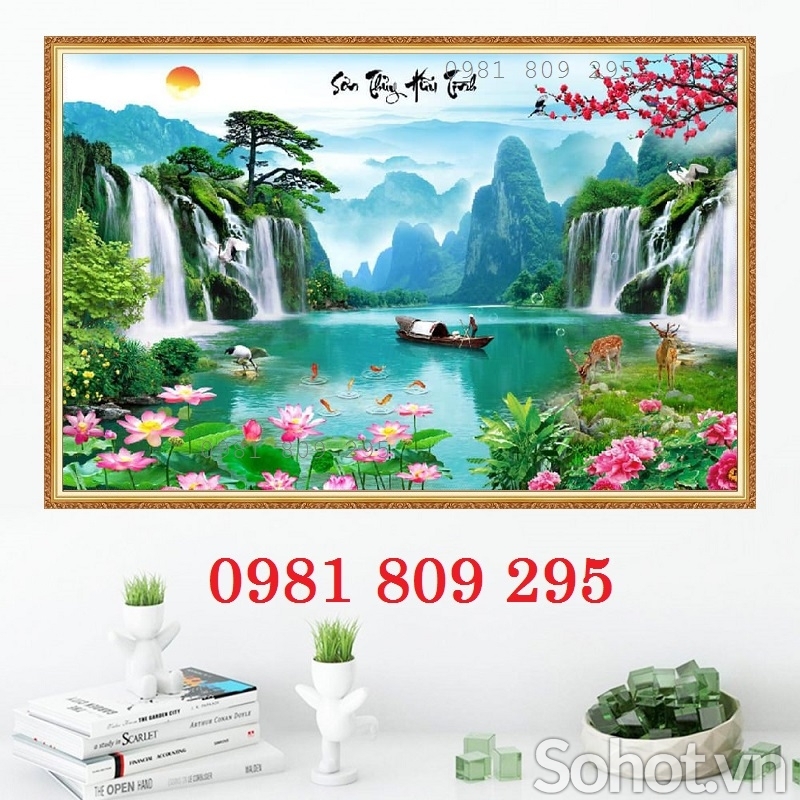 Gạch tranh - phong cảnh đẹp hp665