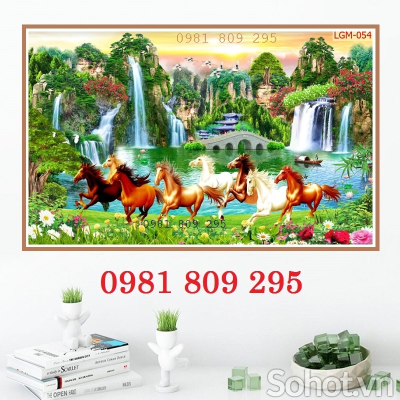Gạch 3d mã đáo , tranh gạch ngựa