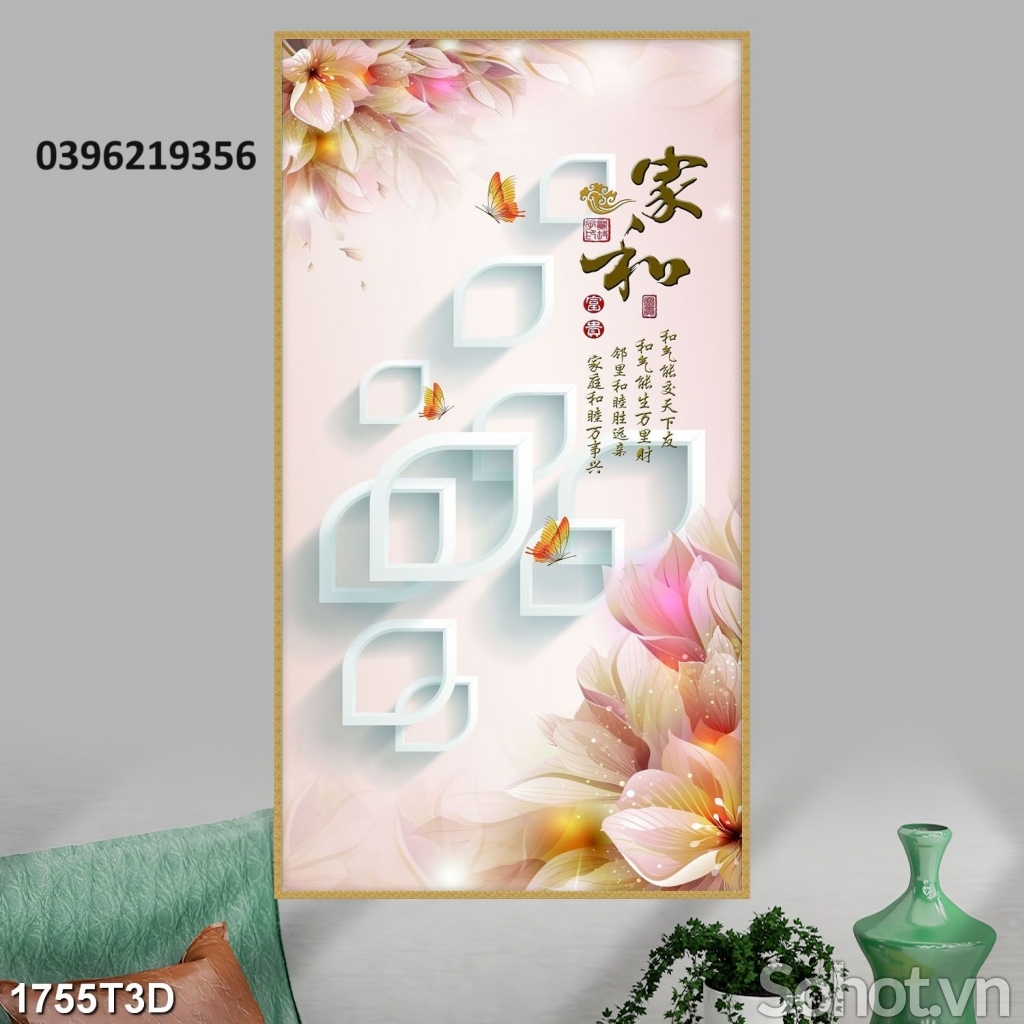 Gạch tranh 3D trang trí nhà