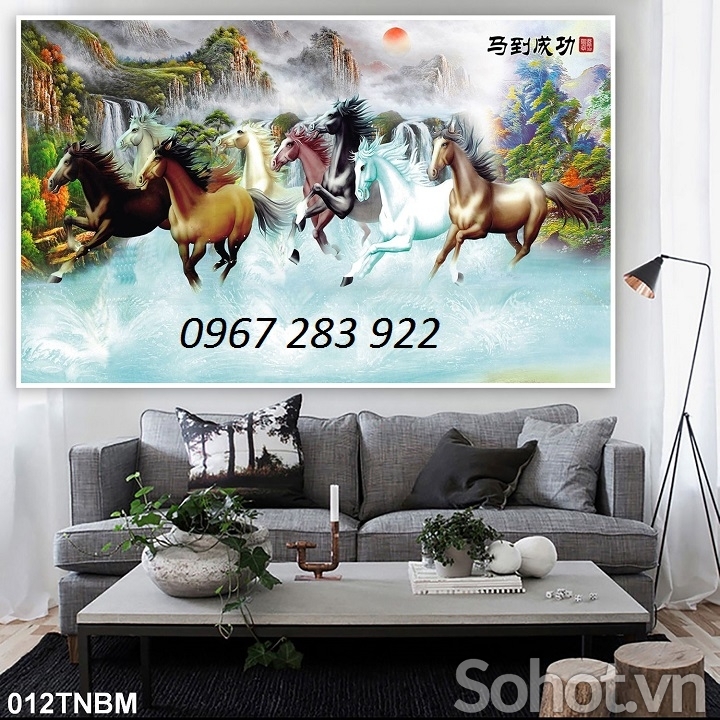 Gạch mã đáo thành công 3d- Tranh tường