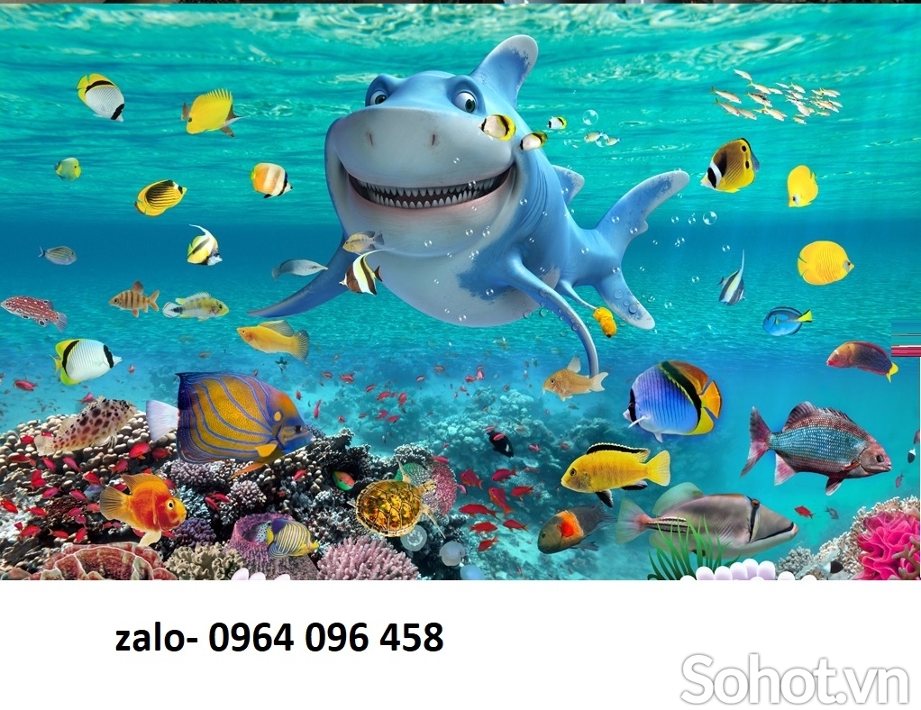Tranh gạch cá heo đại dương - 222XC