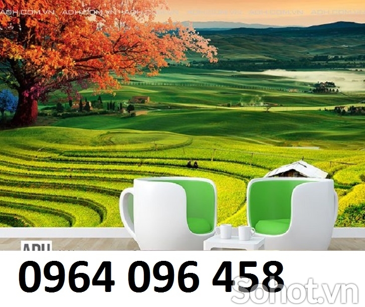 Tranh gạch 3d ruộng bậc thang - CX43