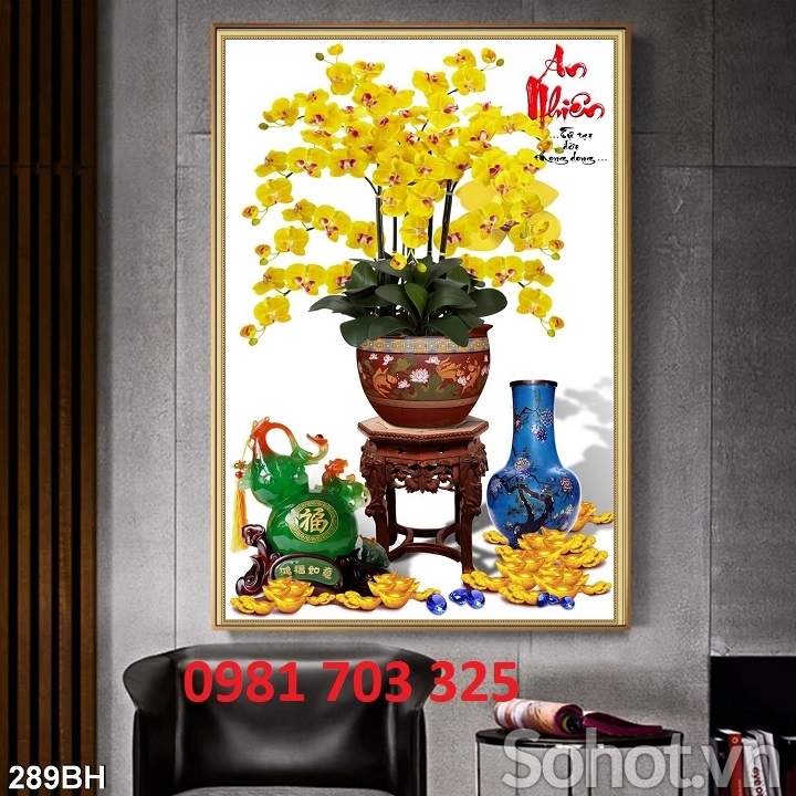 Gạch tranh bình hoa 3D trang trí đẹp