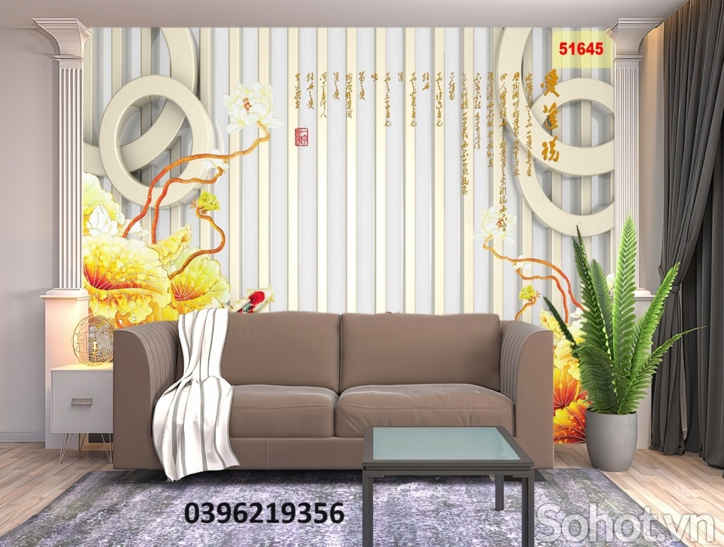 Tranh gạch 3d trang trí hình cá