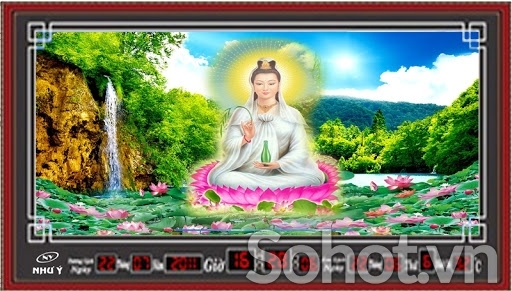 Tranh gạch 3d phật phòng thờ - XBCC74