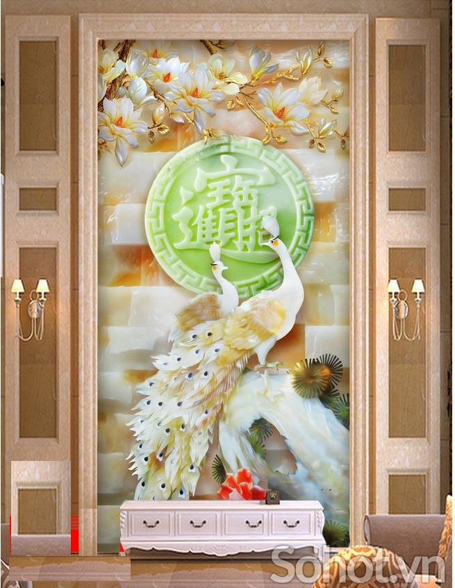 gạch tranh ốp tường 5d - KNB5