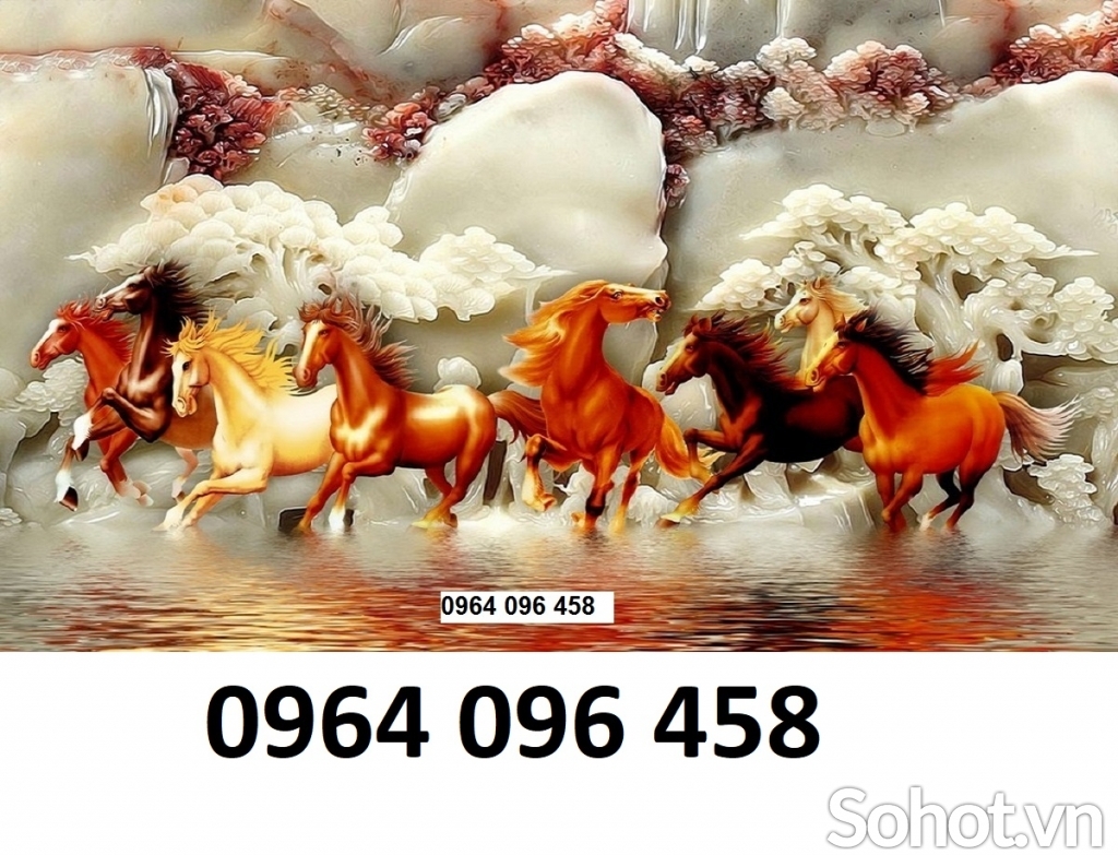 Tranh gạch 3d mã đáo thành công - NXC63
