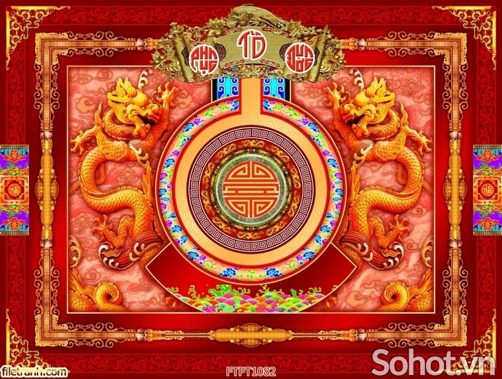 Phòng thờ trang nghiêm - gạch tranh 3D