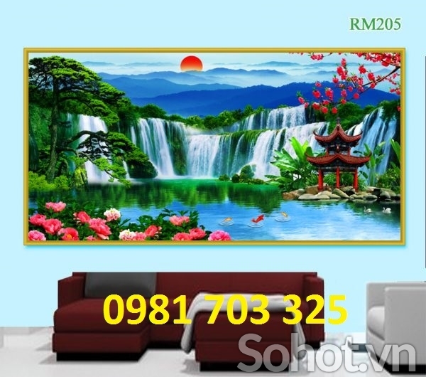 gạch 3D phong cảnh- tranh gạch 3D