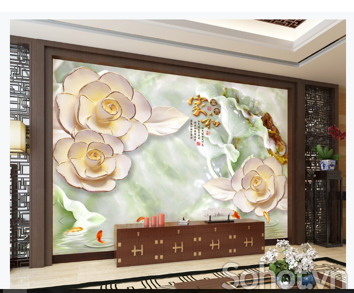 Tranh 3D-tranh gạch