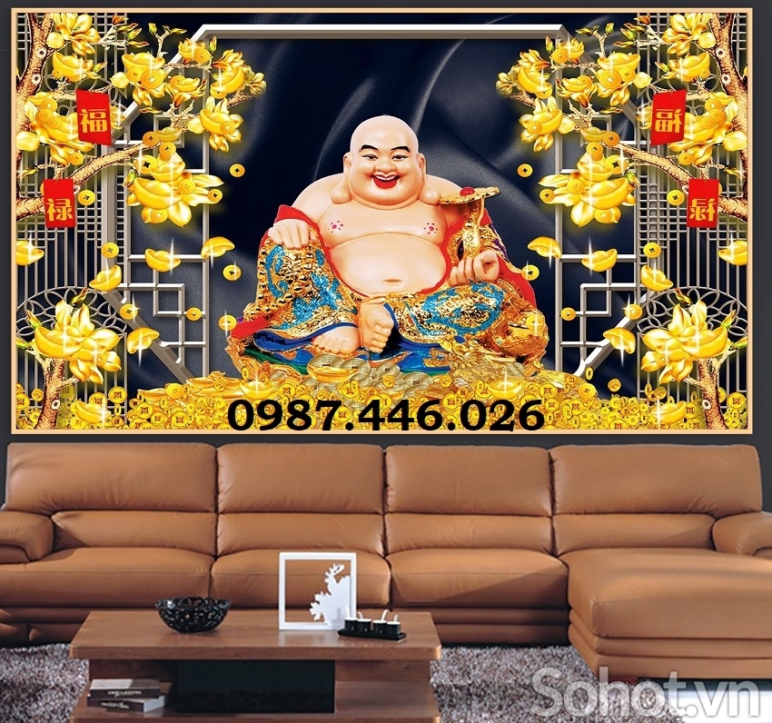 Gạch tranh thần tài HP882