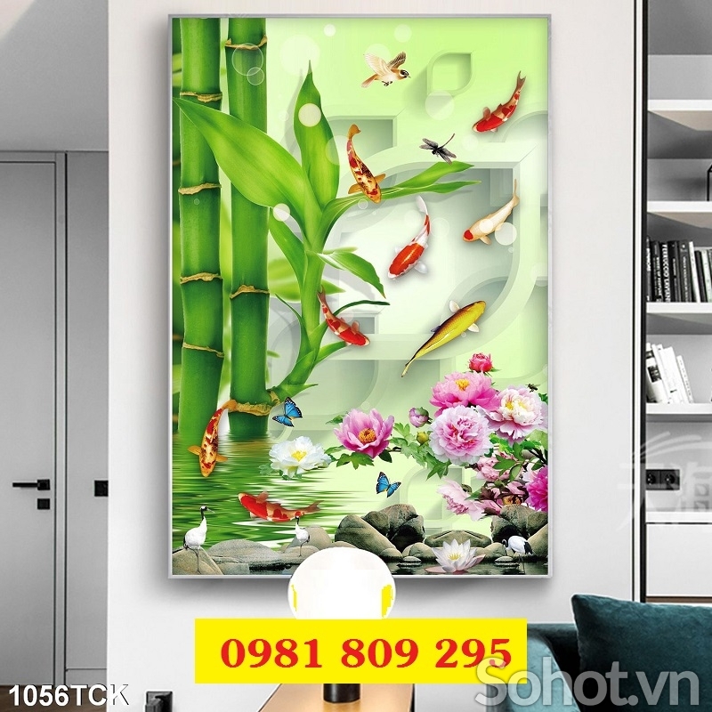 Tranh gạch , mẫu gạch tranh ốp tường mới nhất