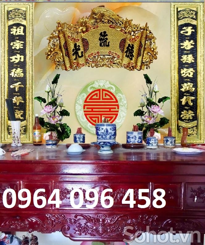 Tranh  gạch 3d ốp tường phòng thờ - XX333