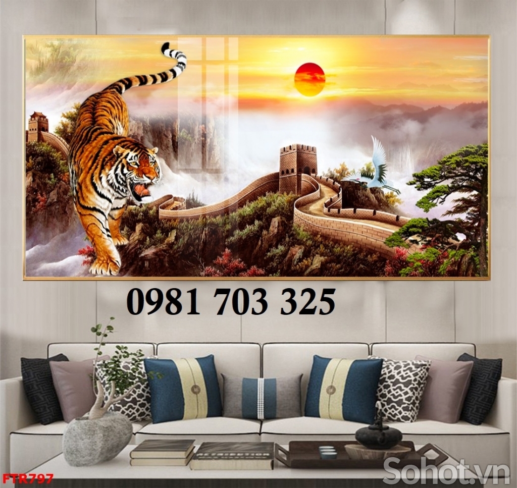 Tranh gạch đẹp 3d rồng phượng