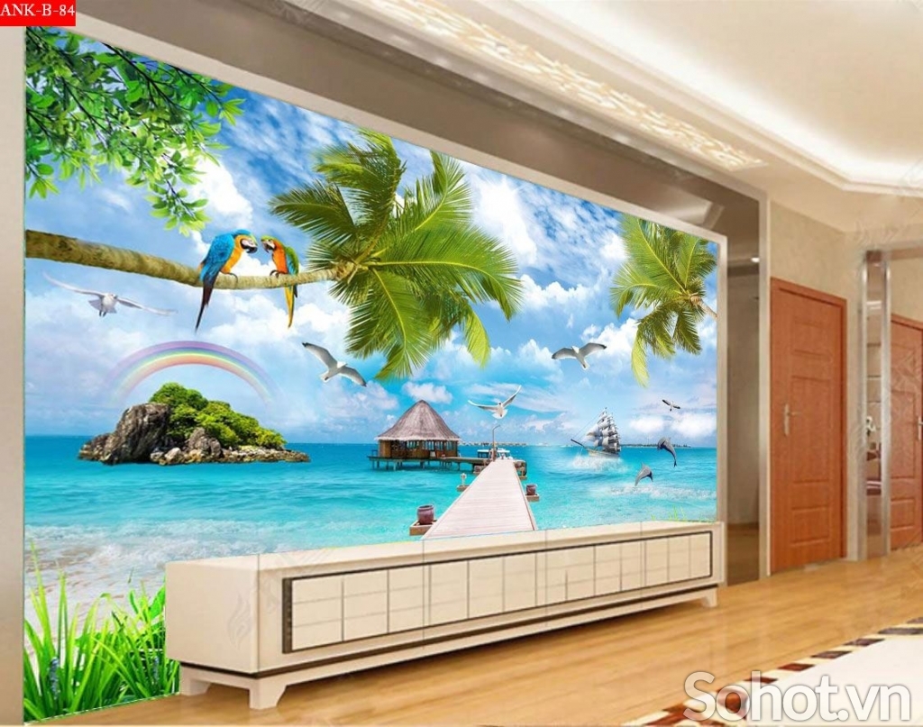 Tranh gạch 3d cảnh biển - SLDX4