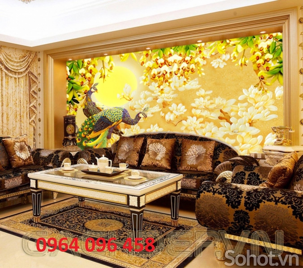 Tranh gạch 3d trang trí phòng khách - phòng ngủ - 63XCC