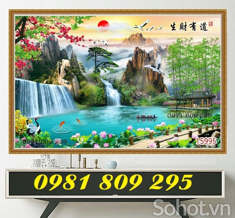 tranh phong cảnh,tranh gạch phong cảnh thiên nhiên - AAE7