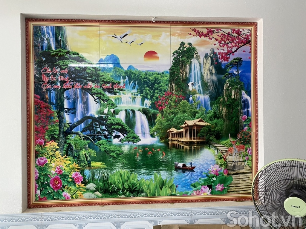 Tranh phong cảnh - gạch tranh 3D