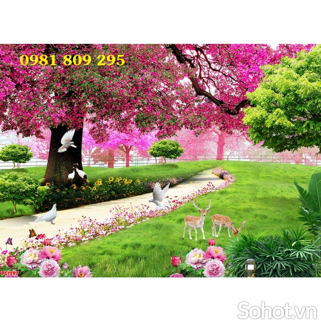 Gạch men vườn hoa 3d HP6658