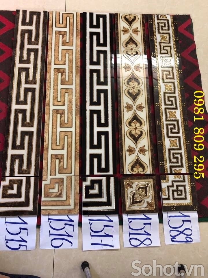 Viền 15x80cm , gạch viền bọ tường