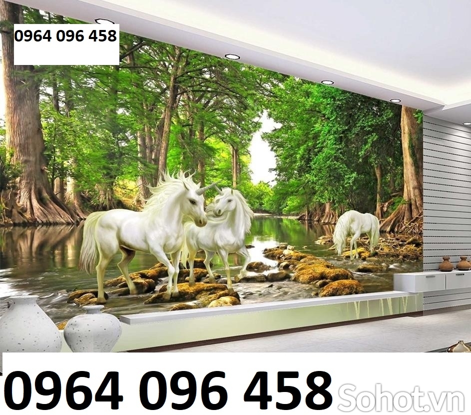 Tranh gạch men 3d mã đáo thành công - LDAZ22