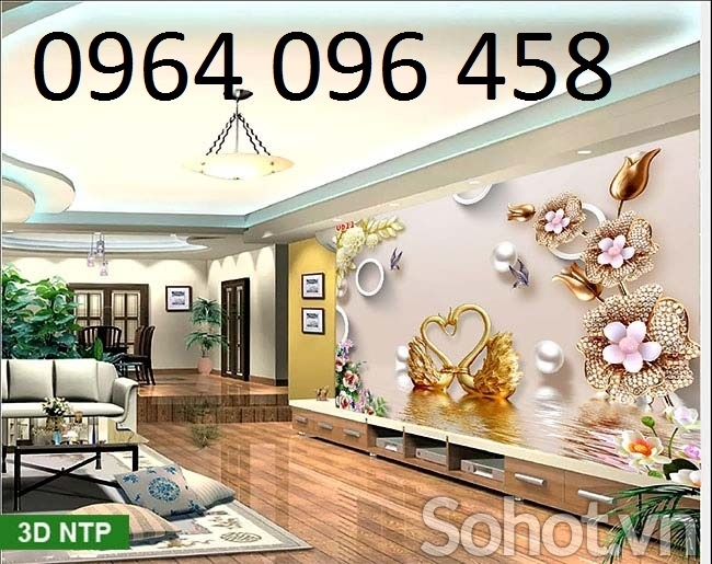 Tranh gạch 3d ốp tường phòng khách - SDCX43