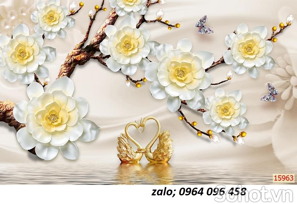 Tranh phong thủy 3d - tranh gạch 3d phong thủy - FDS66