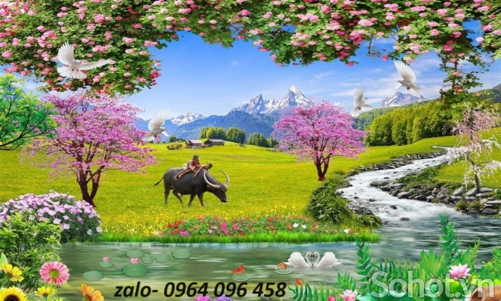 Tranh gạch 3d ốp tường ngoài trời - 7899MN