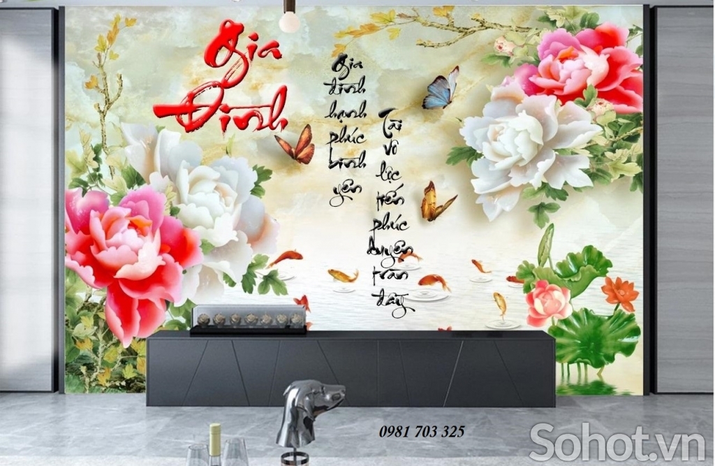 Gạch tranh 3D ốp tường