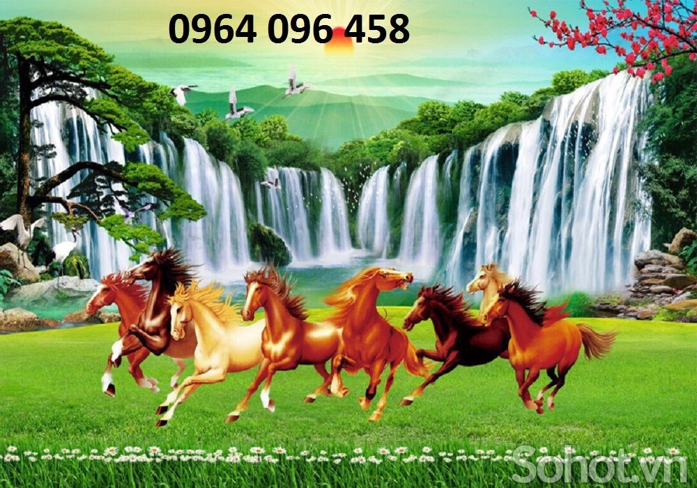Tranh gạch 3d mã đáo thành công - 877CX