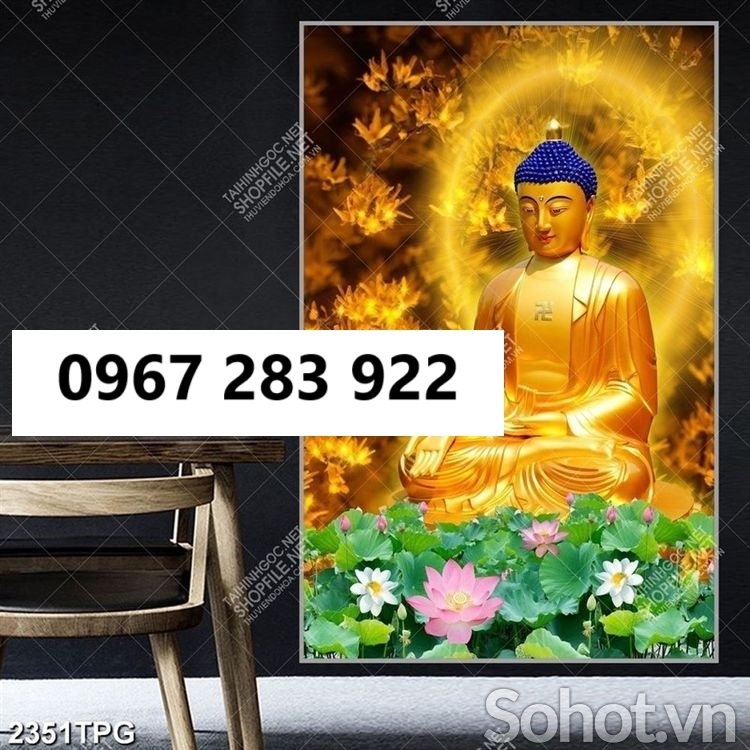 Tranh gạch 3d trang trí Phật ca