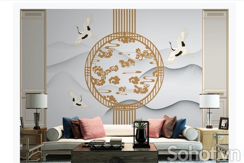 Gạch tranh- Tranh trang trí phòng khách
