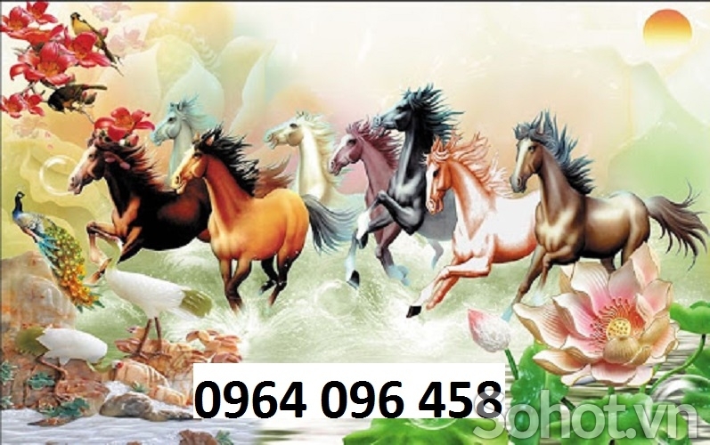 Gạch tranh 3d trang trí mã đáo thành công - DSA09