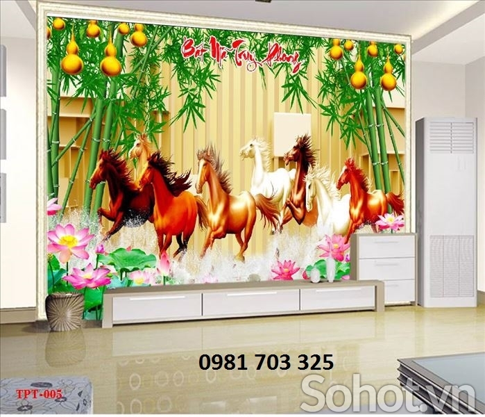 Tranh 3D- tranh gạch ốp tường