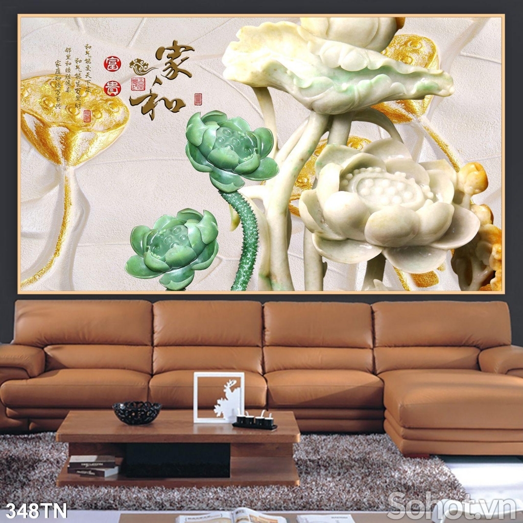 Tranh 3D- Tranh gạch sứ ngọc