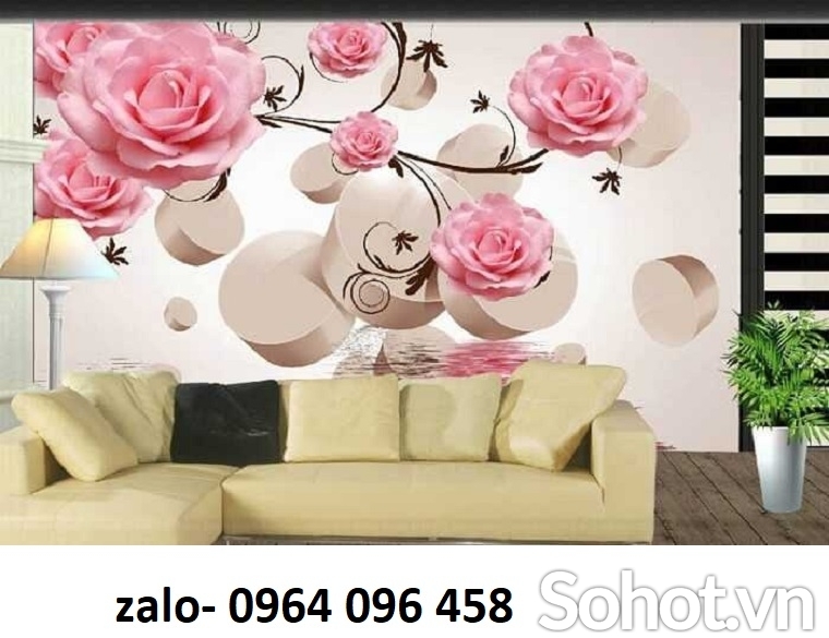 Tranh gạch 3d ốp tường phòng ngủ - 700C