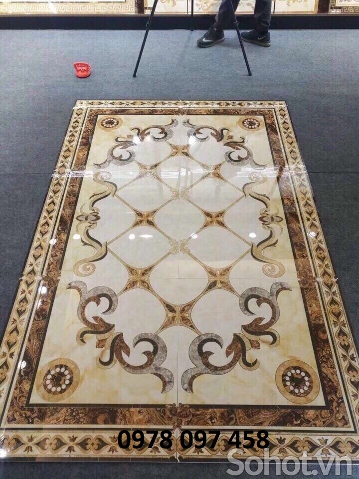 Thảm 3D - gạch men dán sàn
