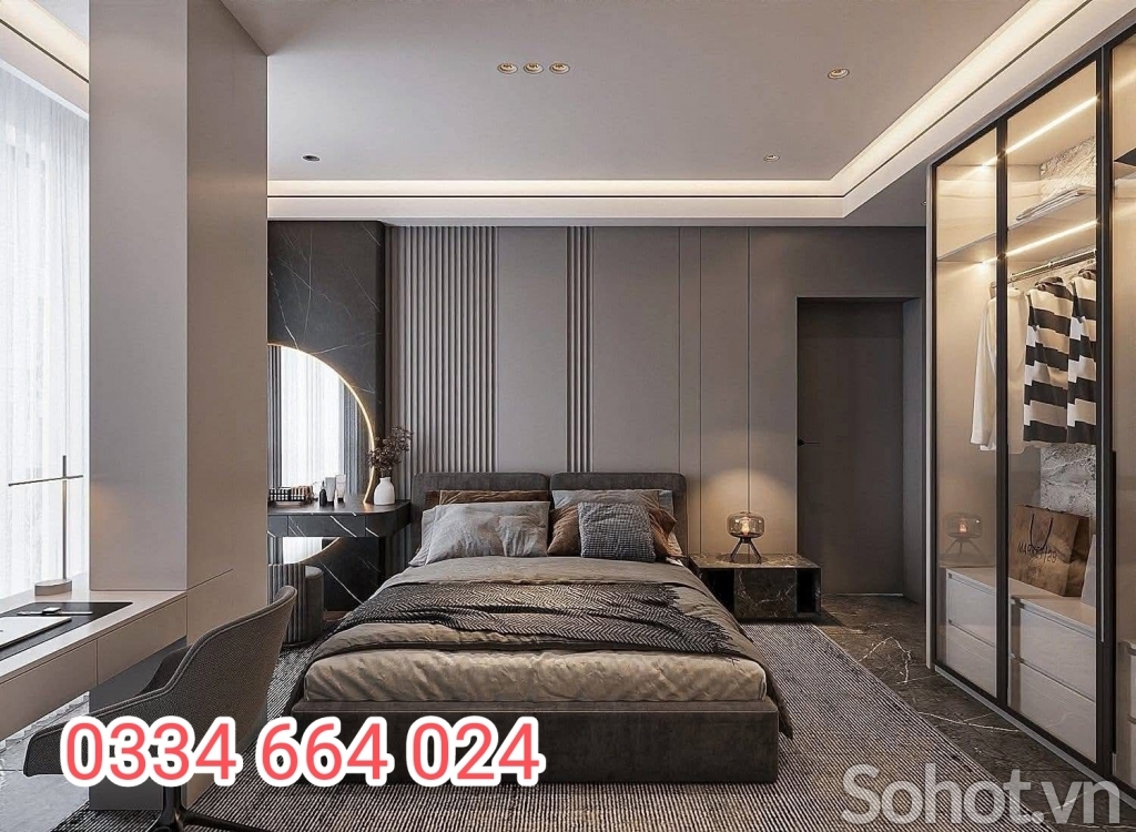 Ốp tường sợi thần tre cao cấp hiện đại